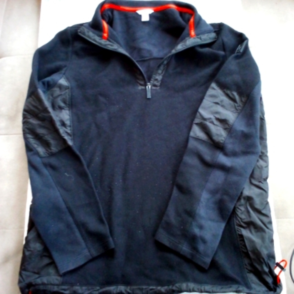 calvin klein 1/4 zip pullover Jacket Size Medium